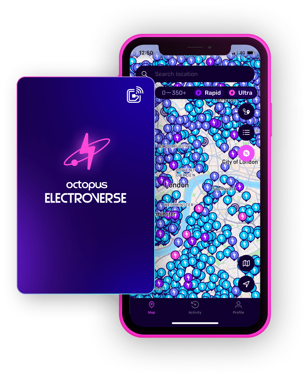 Image of Octopus Electroverse App and Octopus Electrocard