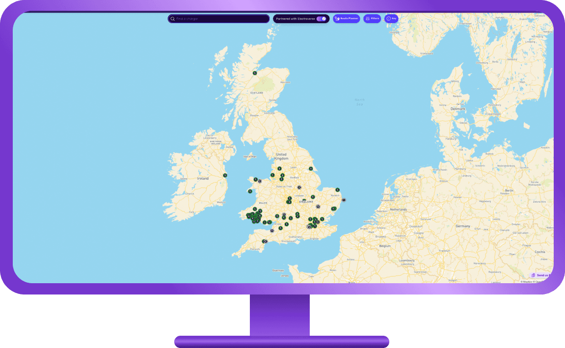 Clenergy EV charge points on the Octopus Electroverse map