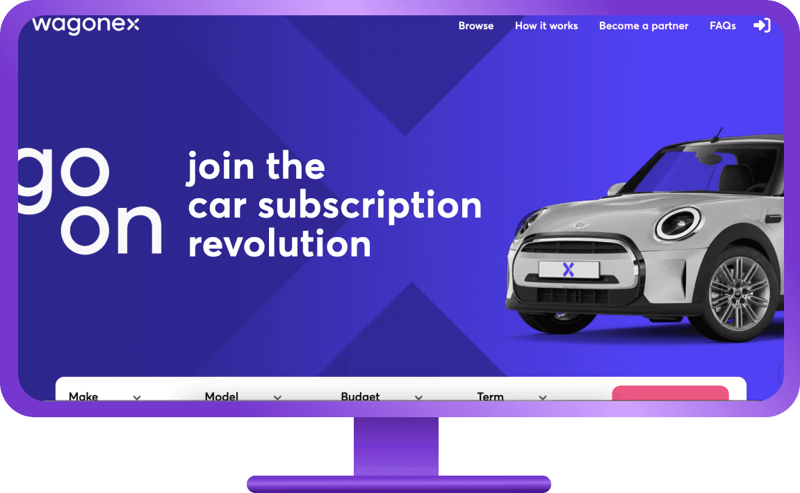 wagonex car sharing website