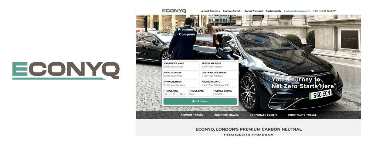 ECONYQ logo and website