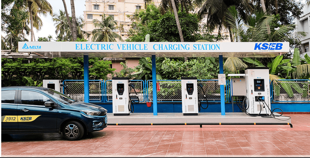 EV charging station India