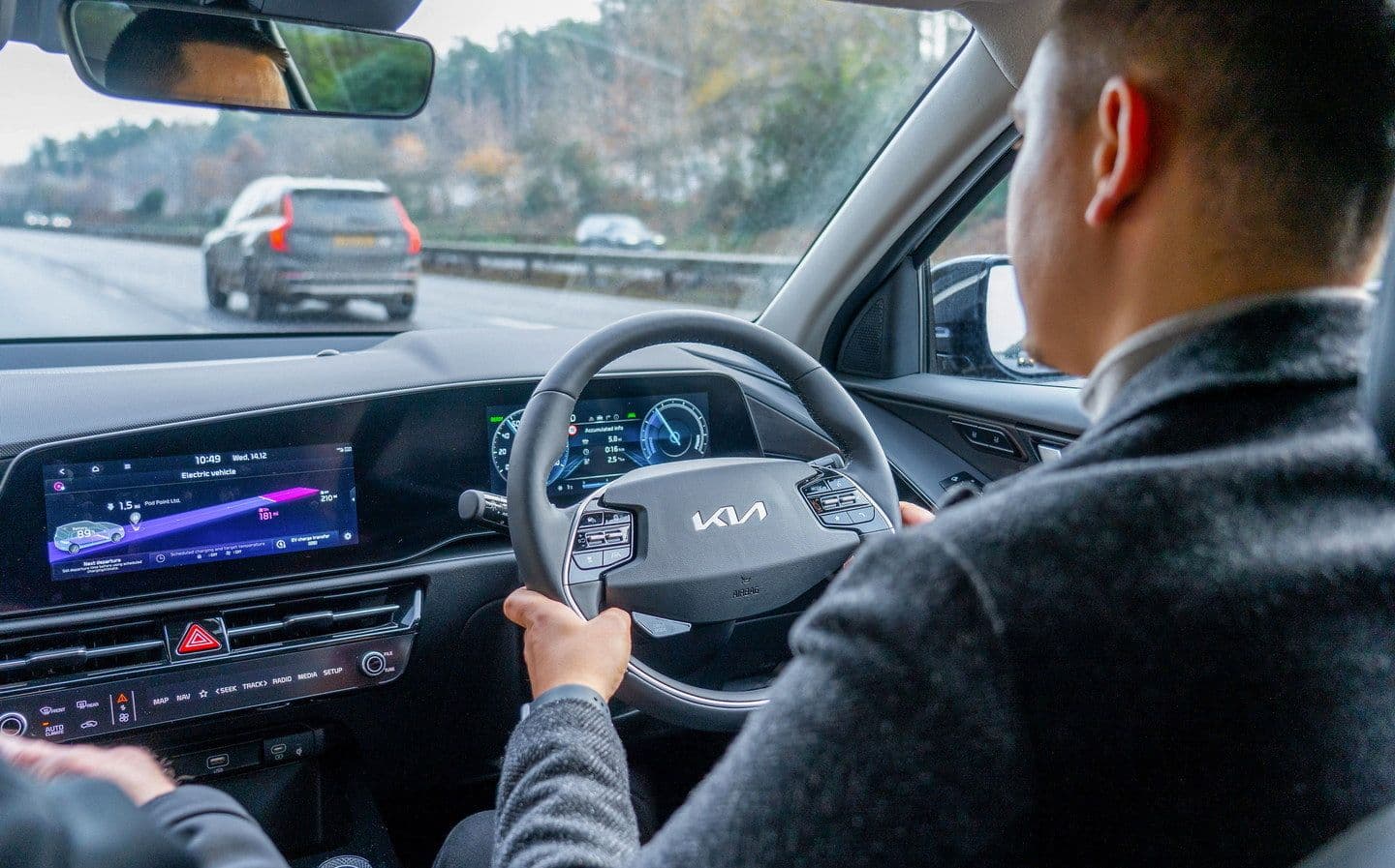 interior of kia ev