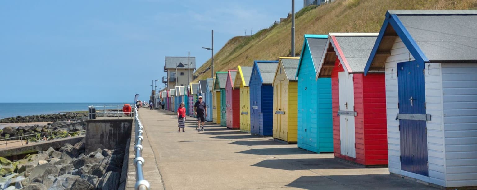 Beach huts