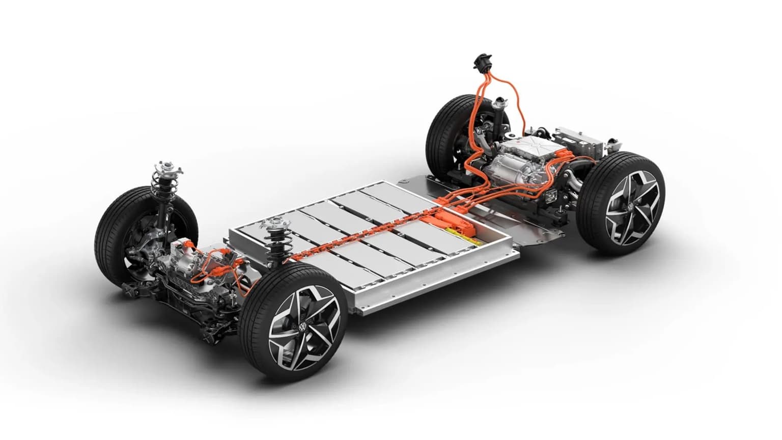 Internal diagram of an EV's battery and tires. Schéma interne de la batterie et des pneus d'un VE. Internes Diagramm der Batterie und der Reifen eines Elektrofahrzeugs. Esquema interno da bateria e dos pneus de um veículo elétrico. Diagrama interno de la batería y los neumáticos de un vehículo eléctrico. Schema interno della batteria e degli pneumatici di un veicolo elettrico.