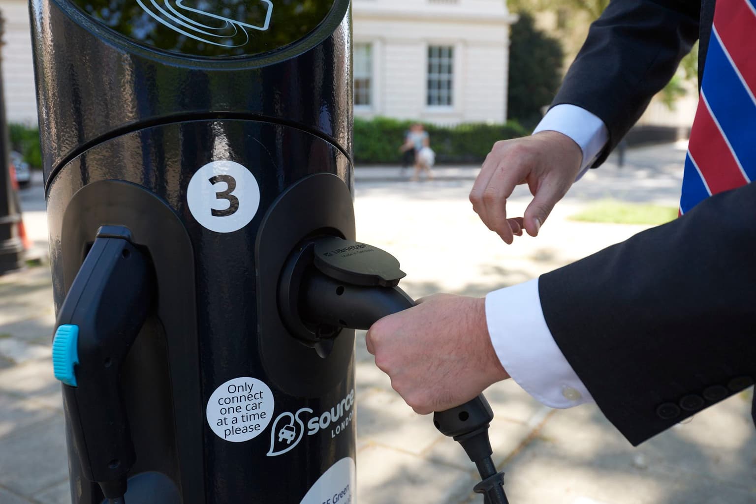 Source London EV charging station