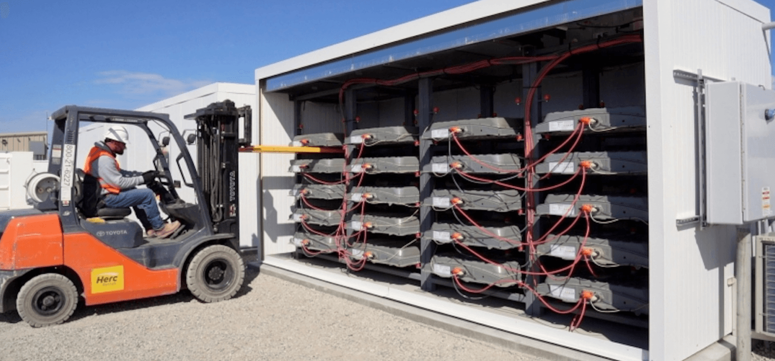 EV battery storage