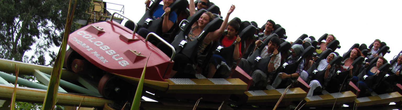 Photo of Thorpe Park rollercoaster, taken by Jeremy Thompson - https://flic.kr/ps/v644L