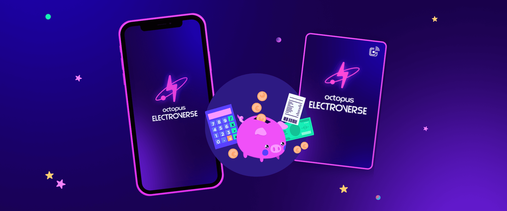 Octopus Electroverse app and Electrocard with credits