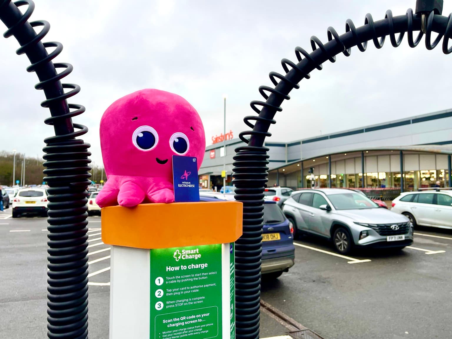 Octopus Energy's Electroverse and Sainsbury's Smart Charge