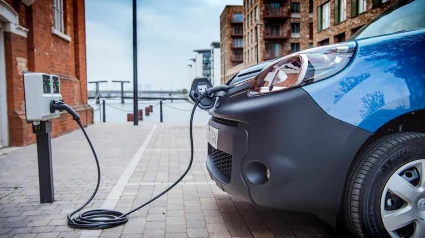 Electric van charging