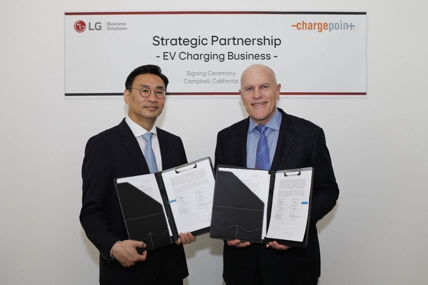 LG and Chargepoint