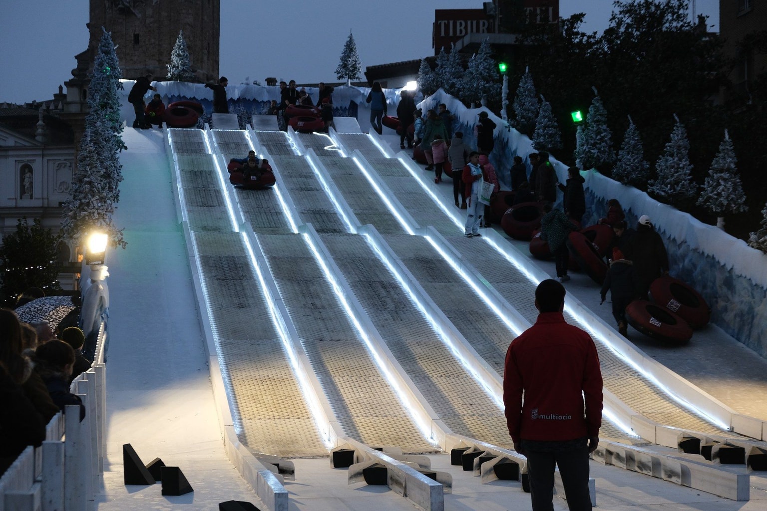 Zaragoza spain christmas market
