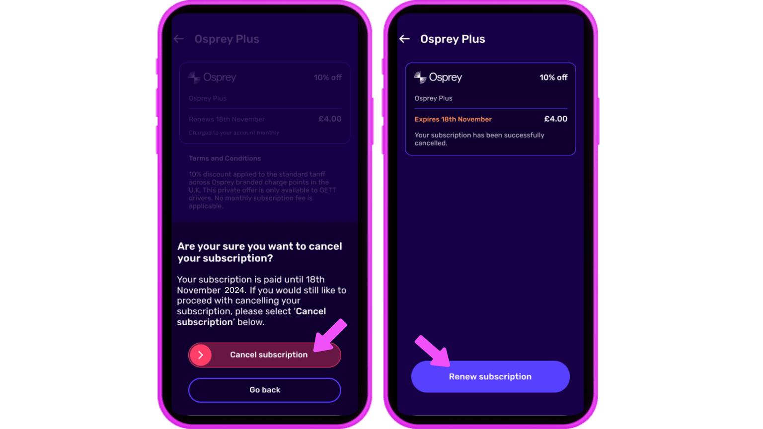 UK NOV 24 Cancel Subscription
