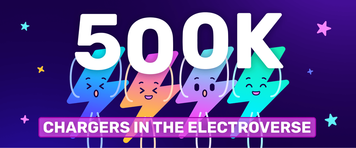 octopus electroverse mascots holding up 500k sign