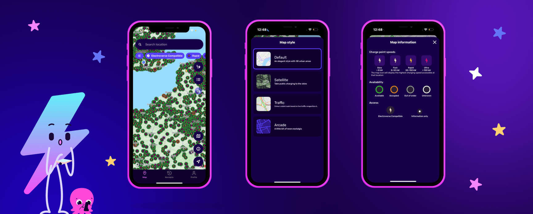 How to use Electroverse map (app)