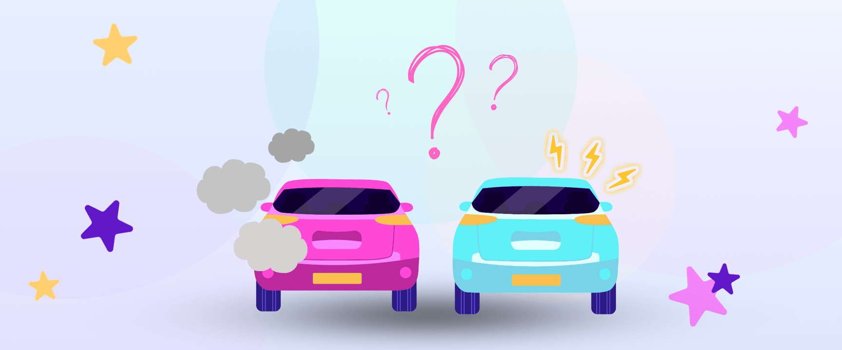 Graphique Octopus Electroverse avec un véhicule à essence et un véhicule électrique