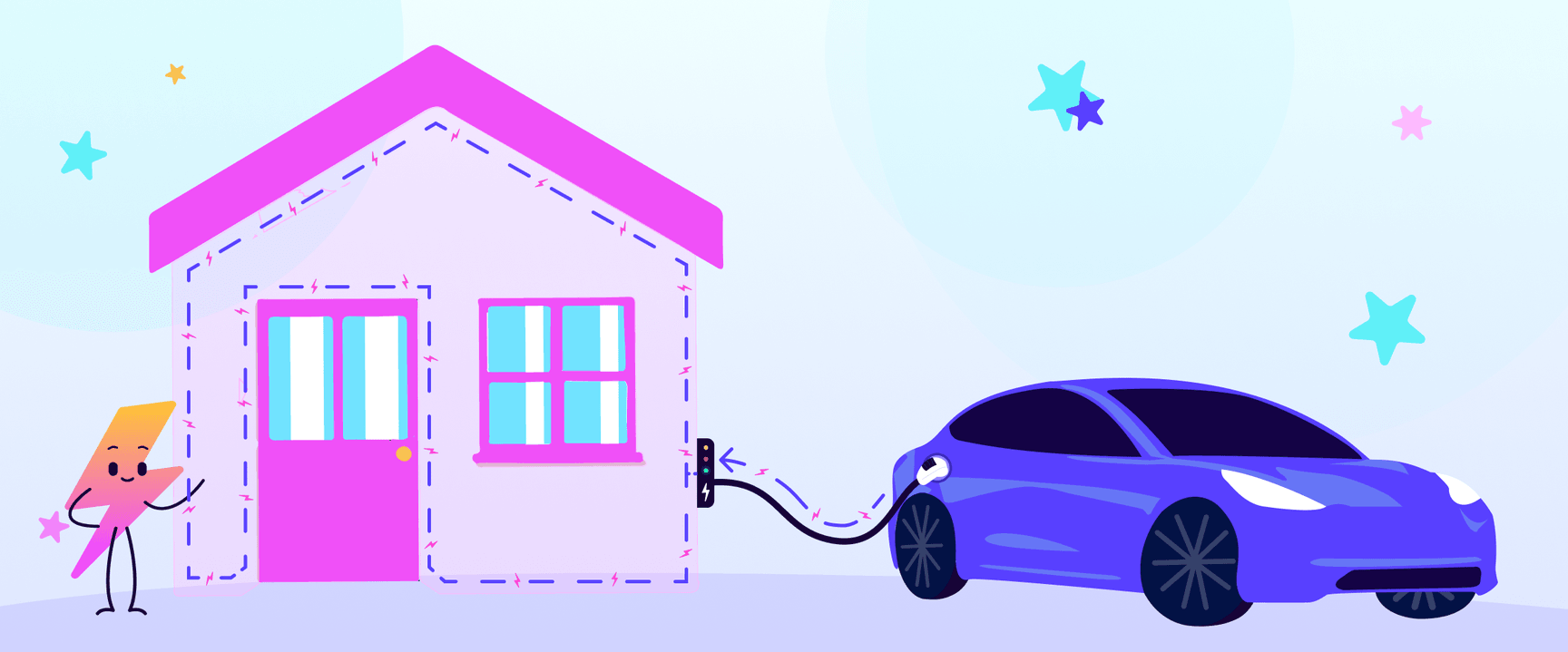 Bidirectional charging header (V2H)