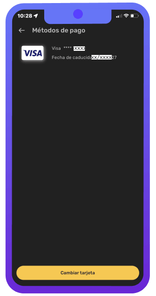 Payment method (ES) phone screenshot