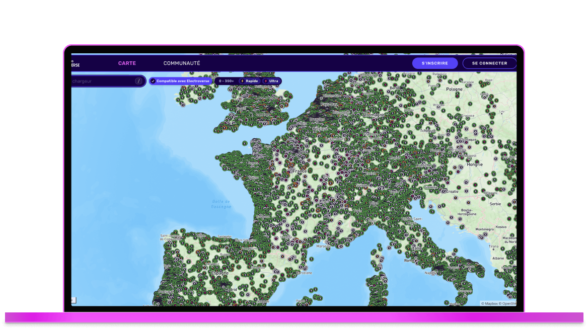 Écran de carte FR