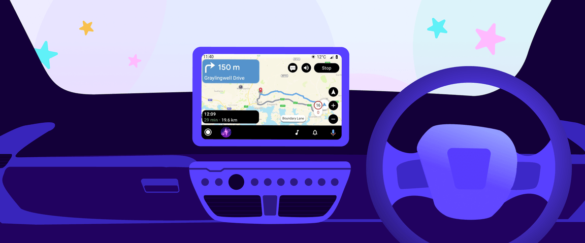 Gráfico del tablero de un vehículo eléctrico y la aplicación para automóviles Electroverse
