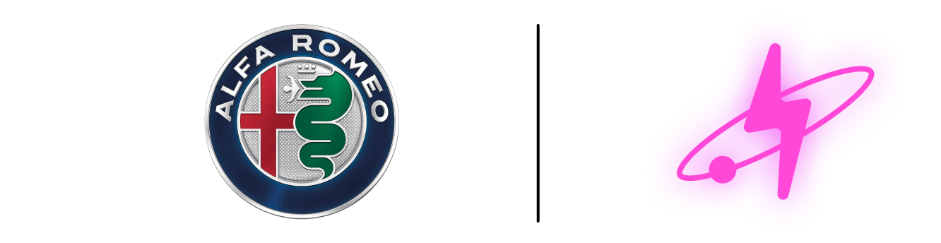 Alfa Romeo & Octopus Electroverse Logos