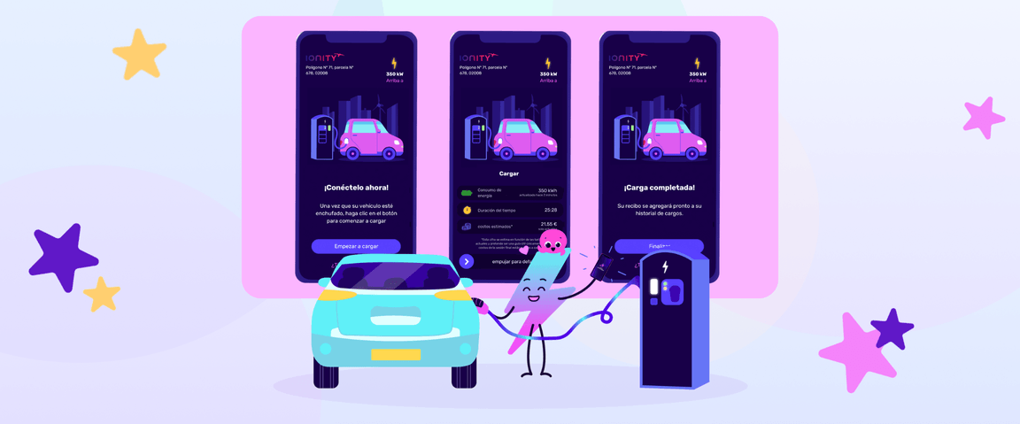 ¿Cómo funciona la función de carga de vehículos eléctricos en la aplicación en Octopus Electroverse?